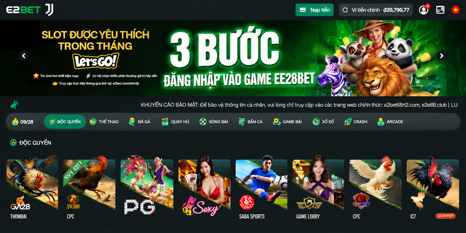 3 bước đăng nhập nhanh vào EE28BET 
