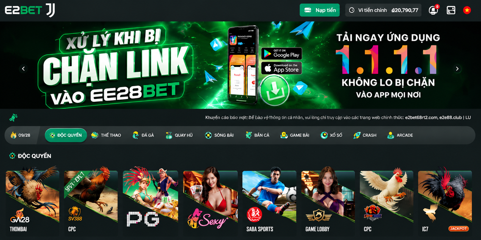 Xử lý chặn link vào EE28BET bị chặn